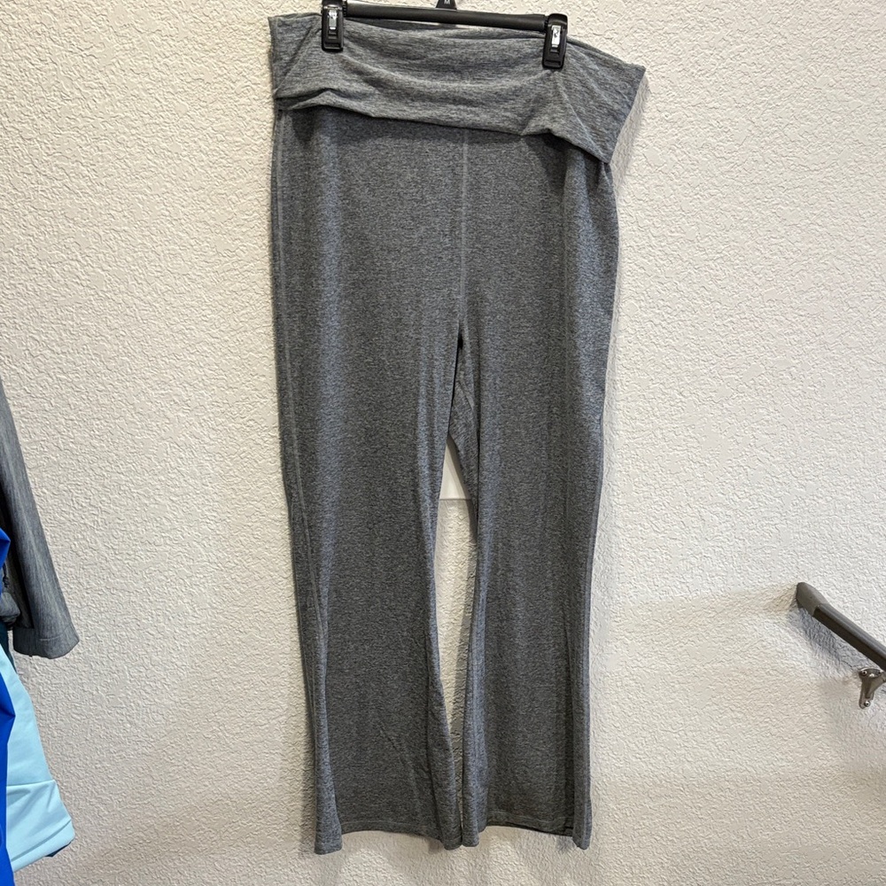 Fold over flare lounge pants